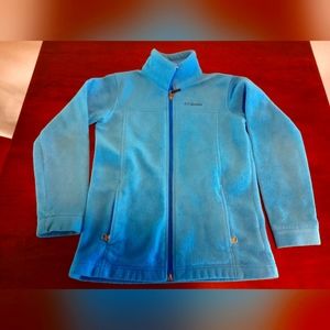 Boys Medium 10/12 Blue Columbia Full Zip